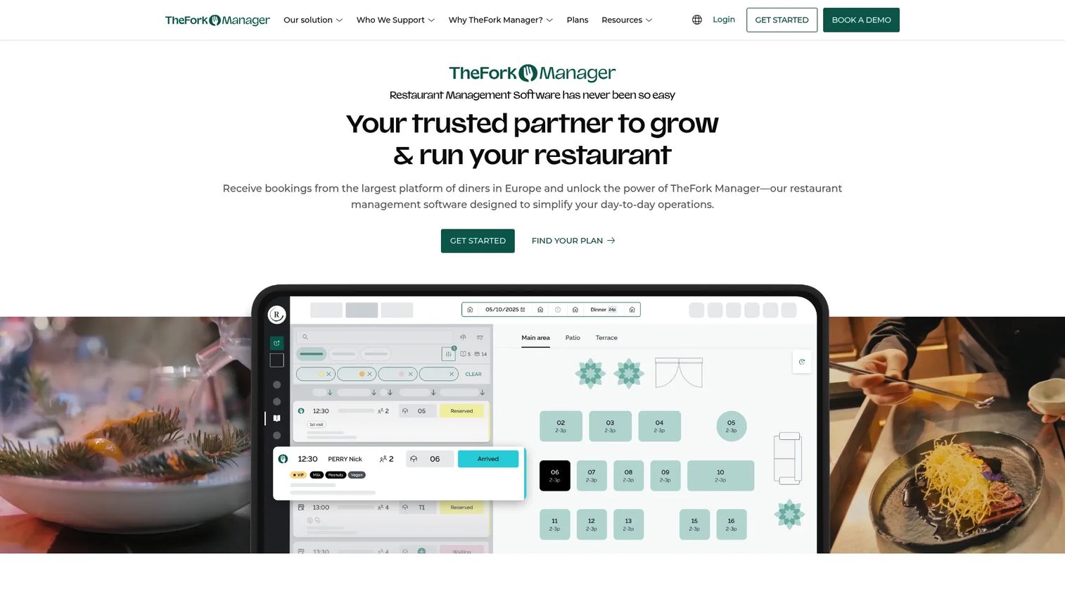 TheFork Manager restaurant reservation software