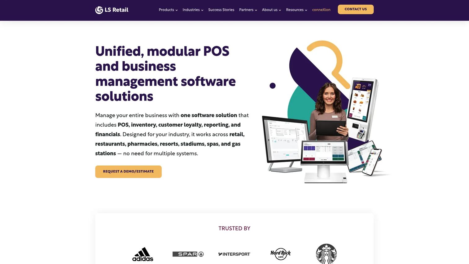 LS Central retail management interface
