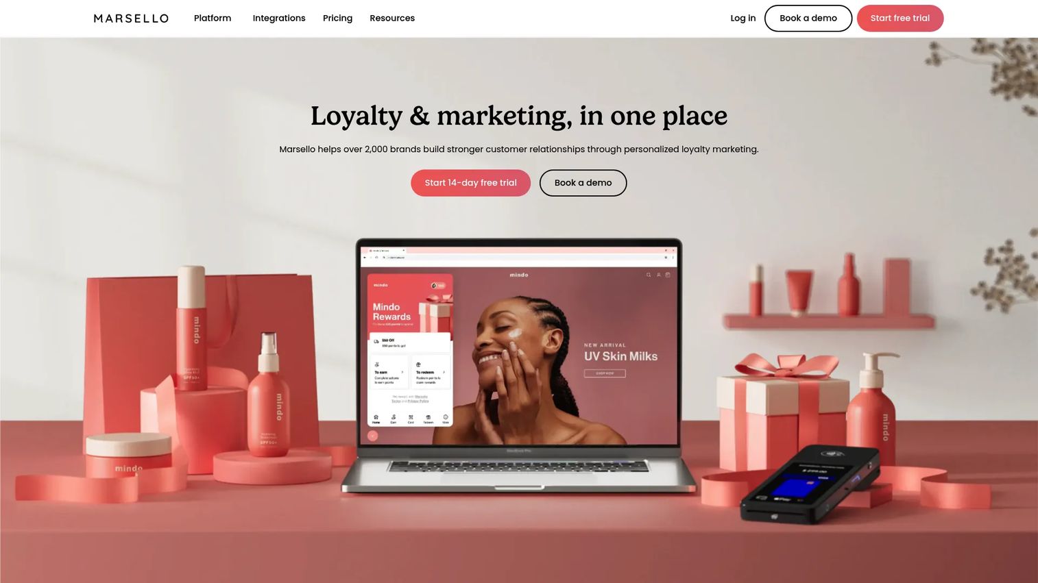 Marsello omnichannel loyalty and marketing platform