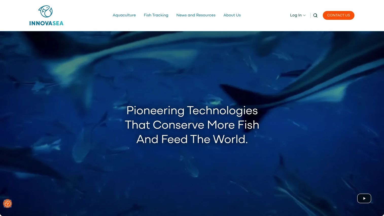 Innovasea aquaculture technology and Farm360 homepage