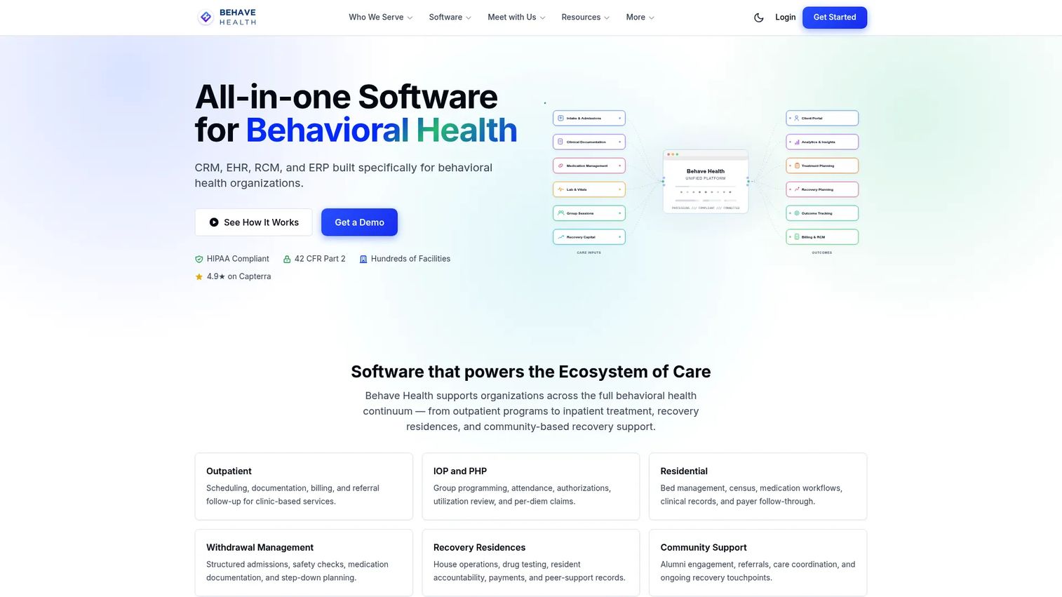 Behave Health behavioral health operations platform
