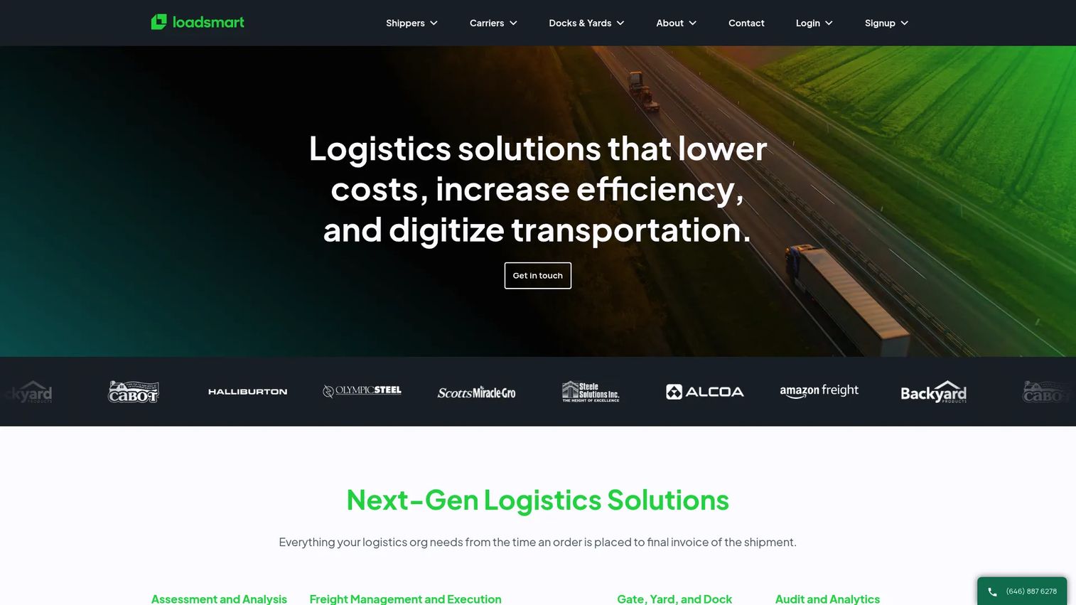 Loadsmart digital freight brokerage and TMS platform