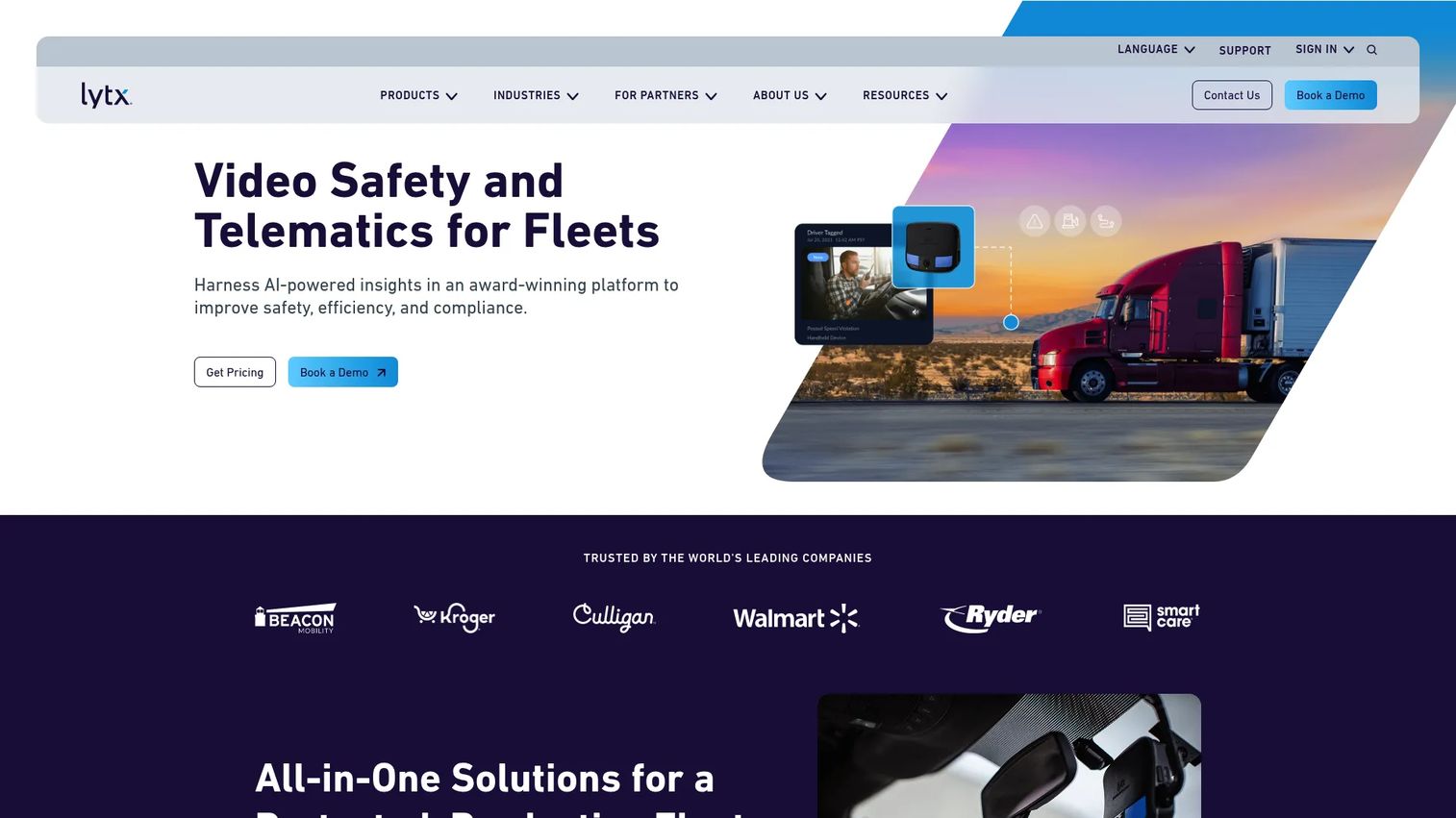 Lytx video safety and telematics platform