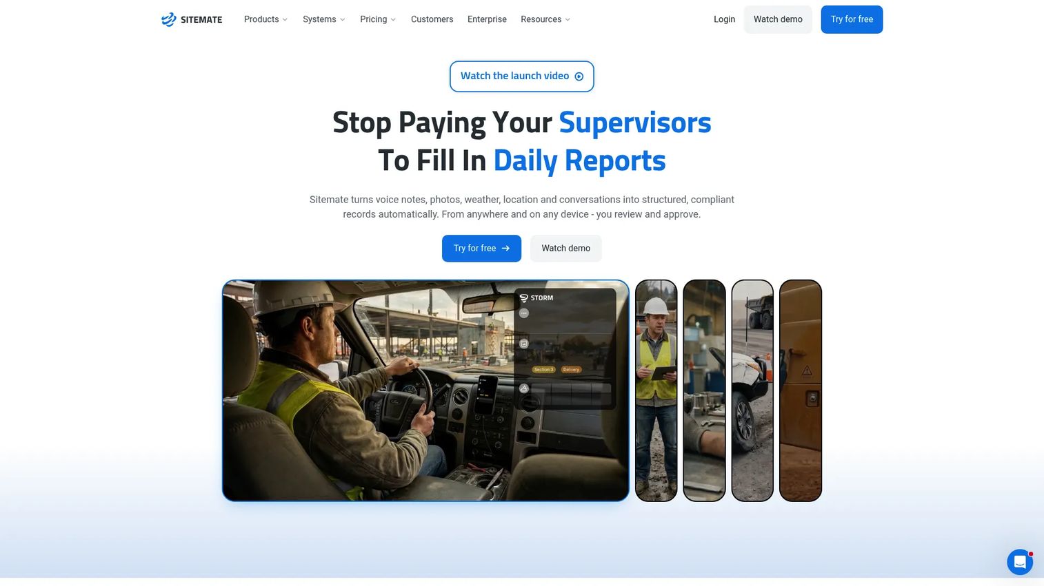 Sitemate field operations app interface
