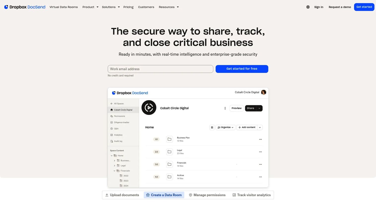 DocSend secure document sharing platform