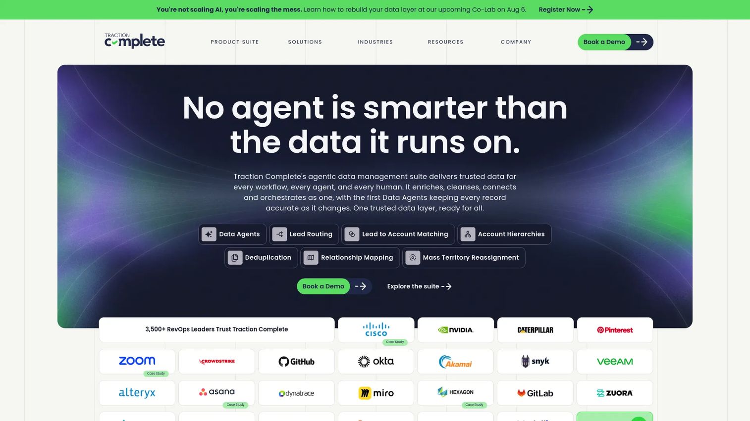 Traction Complete homepage
