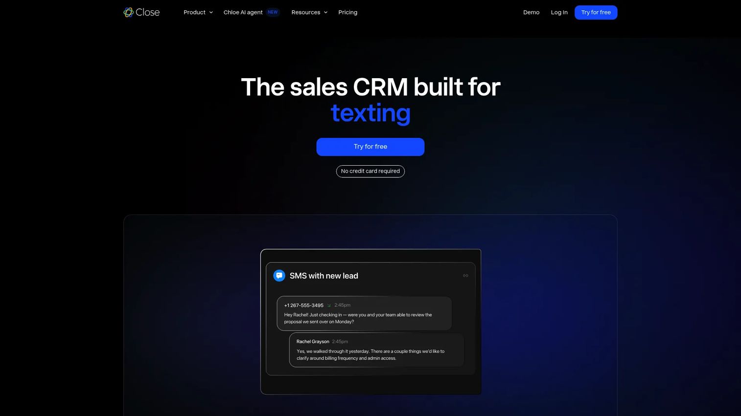 Close all-in-one sales CRM with calling and pipeline management