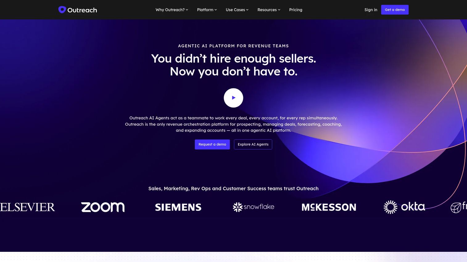 Outreach sales engagement and deal management platform