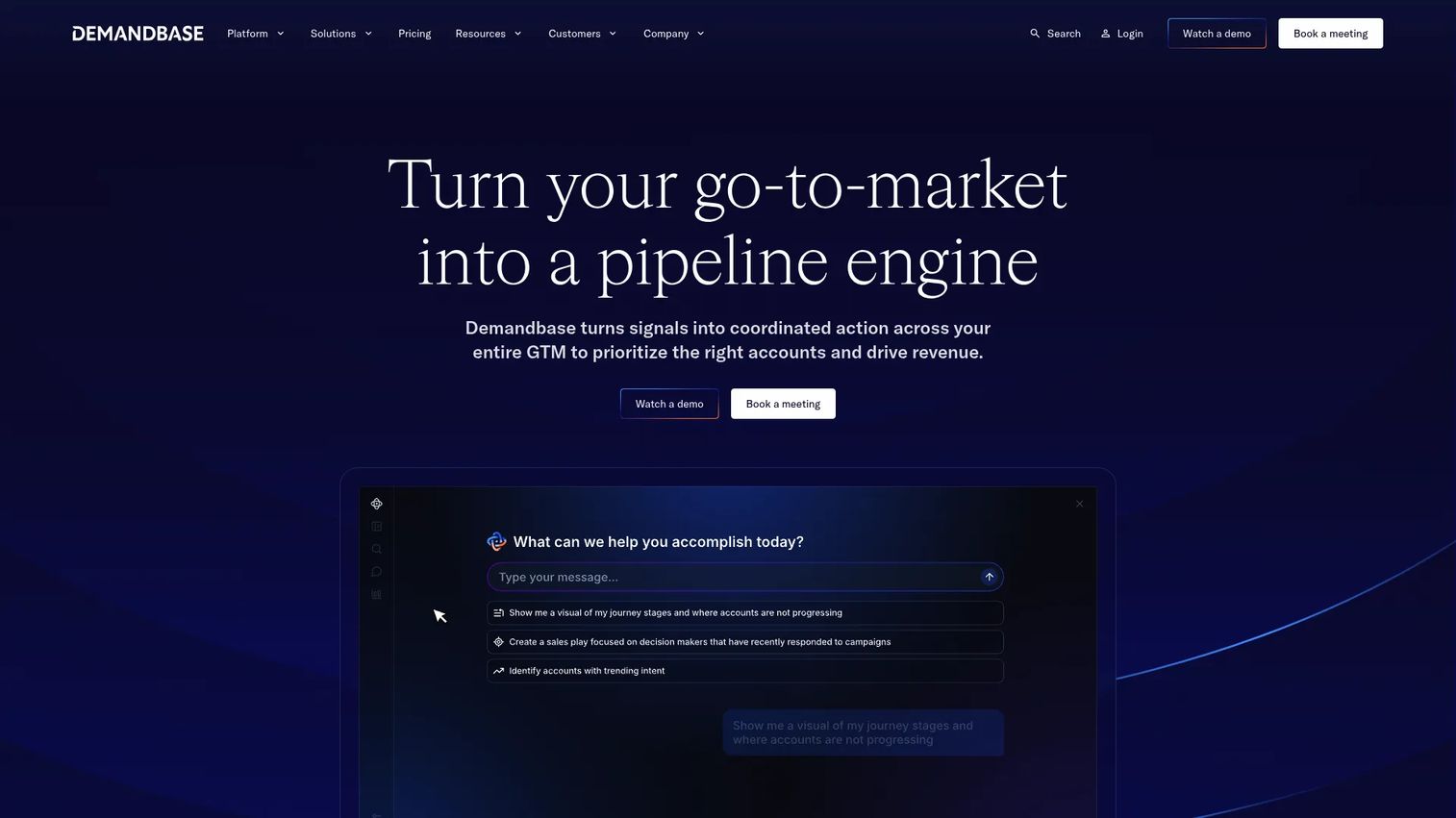 Demandbase account-based GTM platform