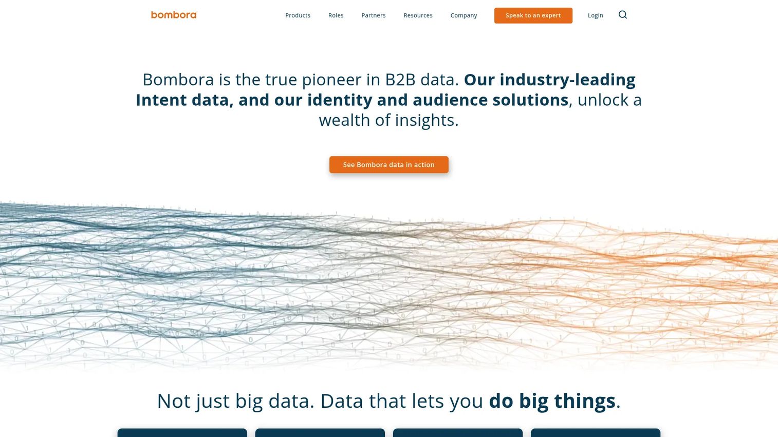 Bombora B2B intent data and audience platform