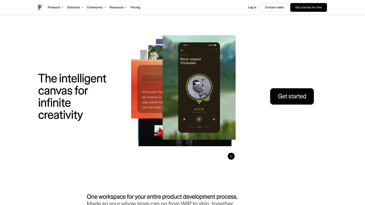 Figma collaborative design canvas