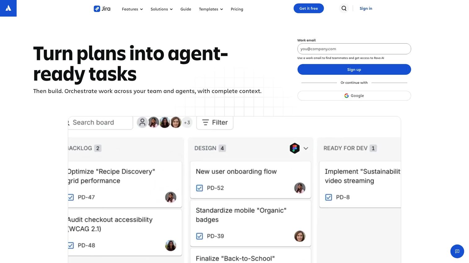 Jira project management and issue tracking