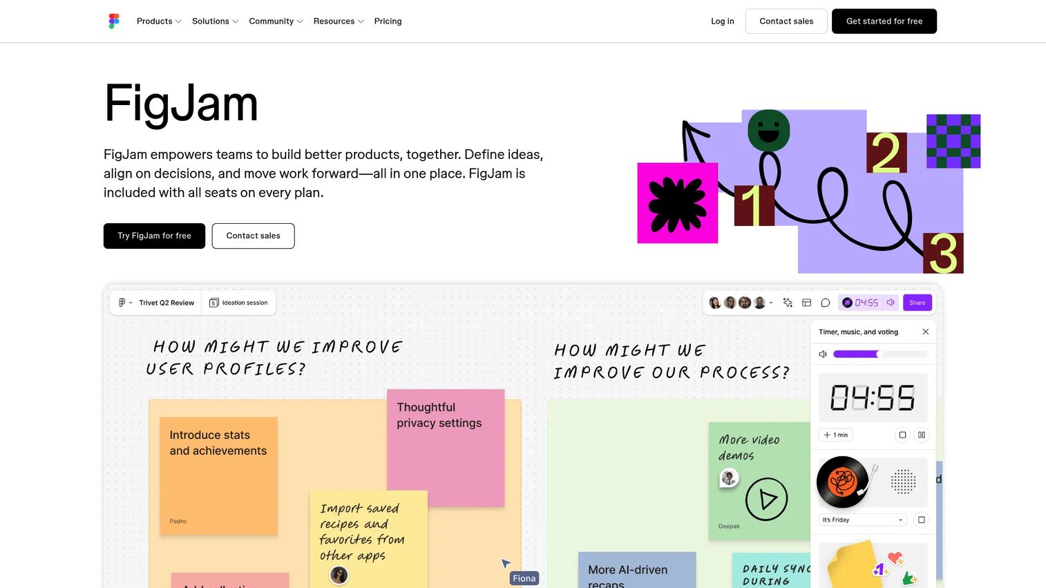 FigJam collaborative whiteboard