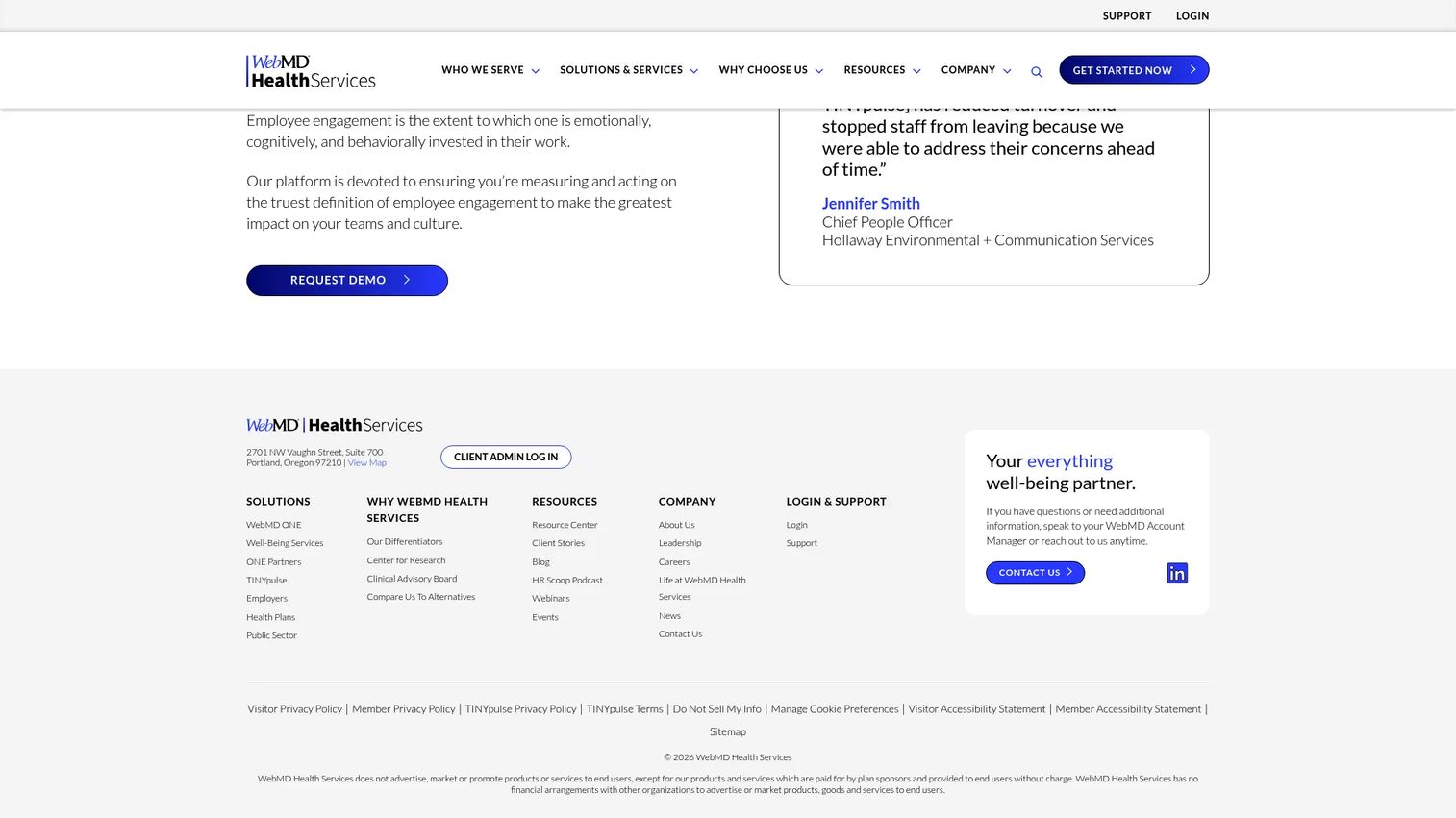 TINYpulse anonymous employee feedback dashboard