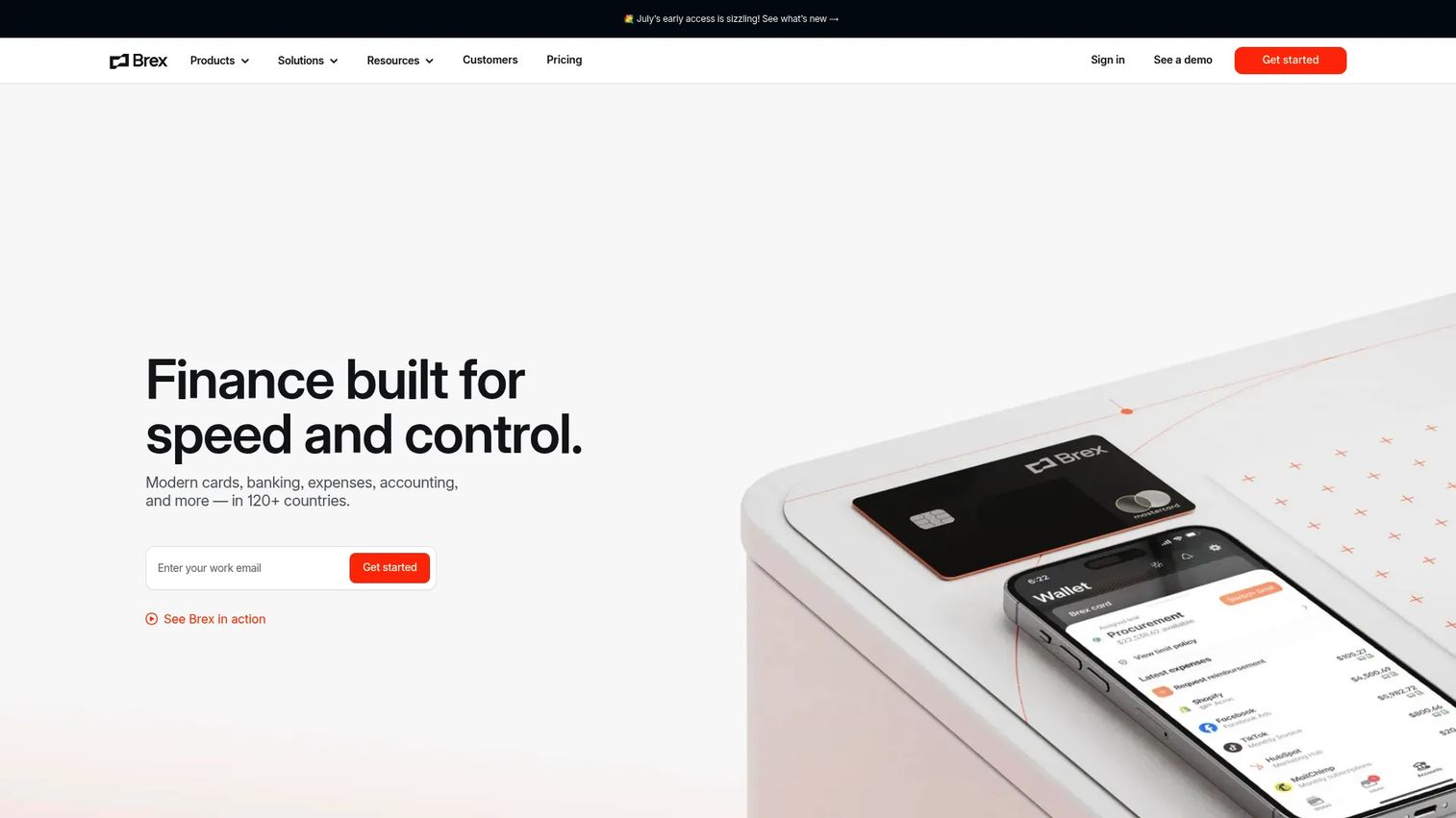 Brex spend platform for startups and growth-stage companies