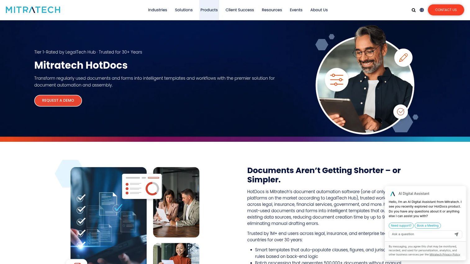 Mitratech HotDocs document automation and template management
