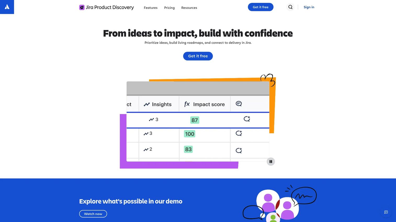 Jira Product Discovery prioritization tool