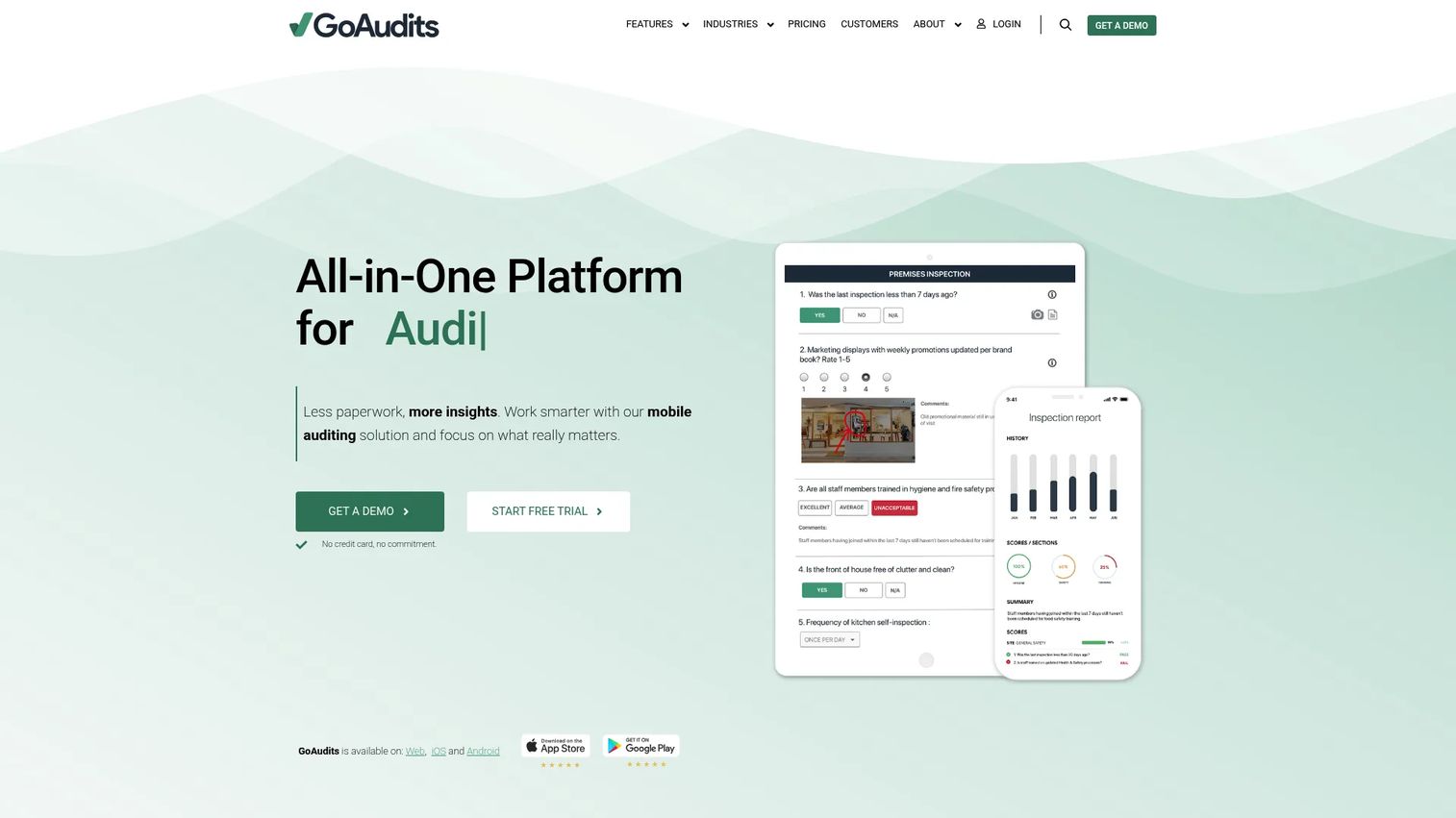 GoAudits mobile audit and inspection app