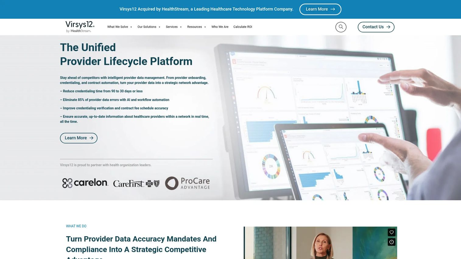 Virsys12 provider network management solution