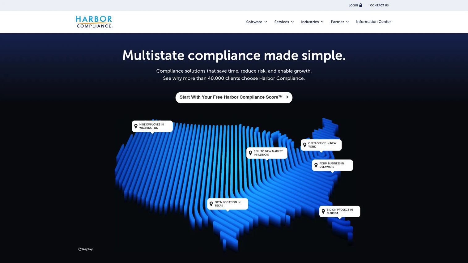Harbor Compliance license and entity management platform