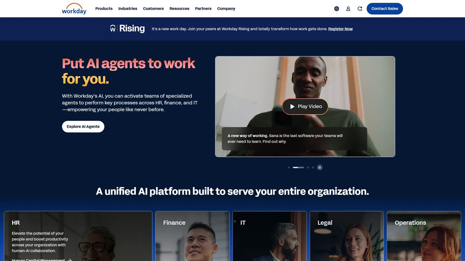 Workday Talent Marketplace internal mobility interface