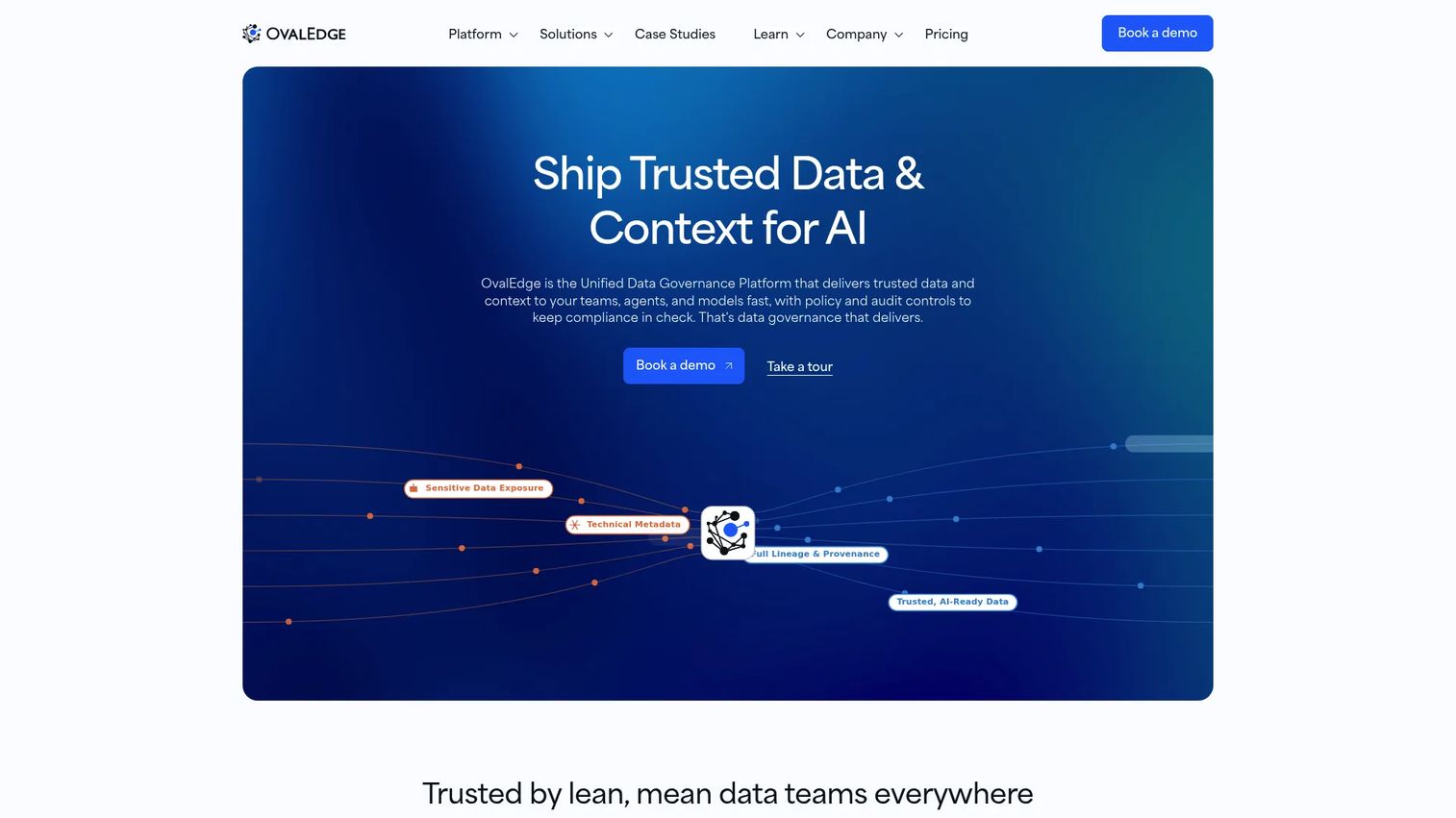 OvalEdge data governance and catalog platform