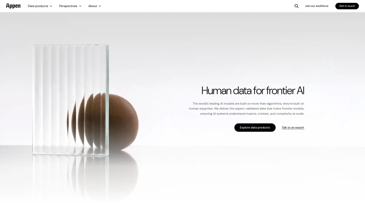 Appen platform interface