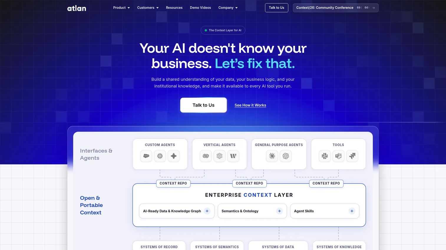Atlan metadata and collaboration platform interface