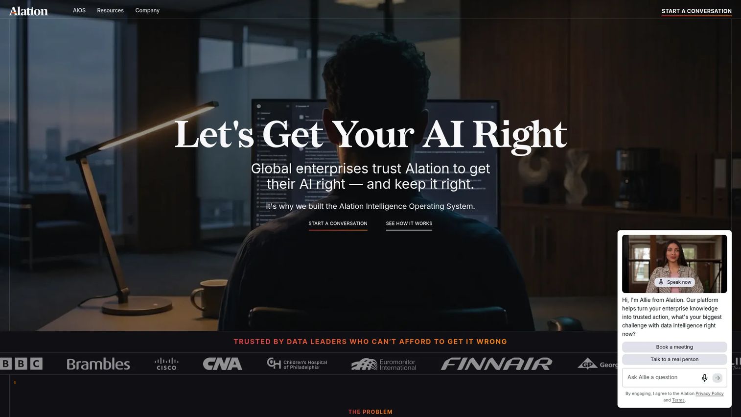 Alation data catalog and intelligence platform interface