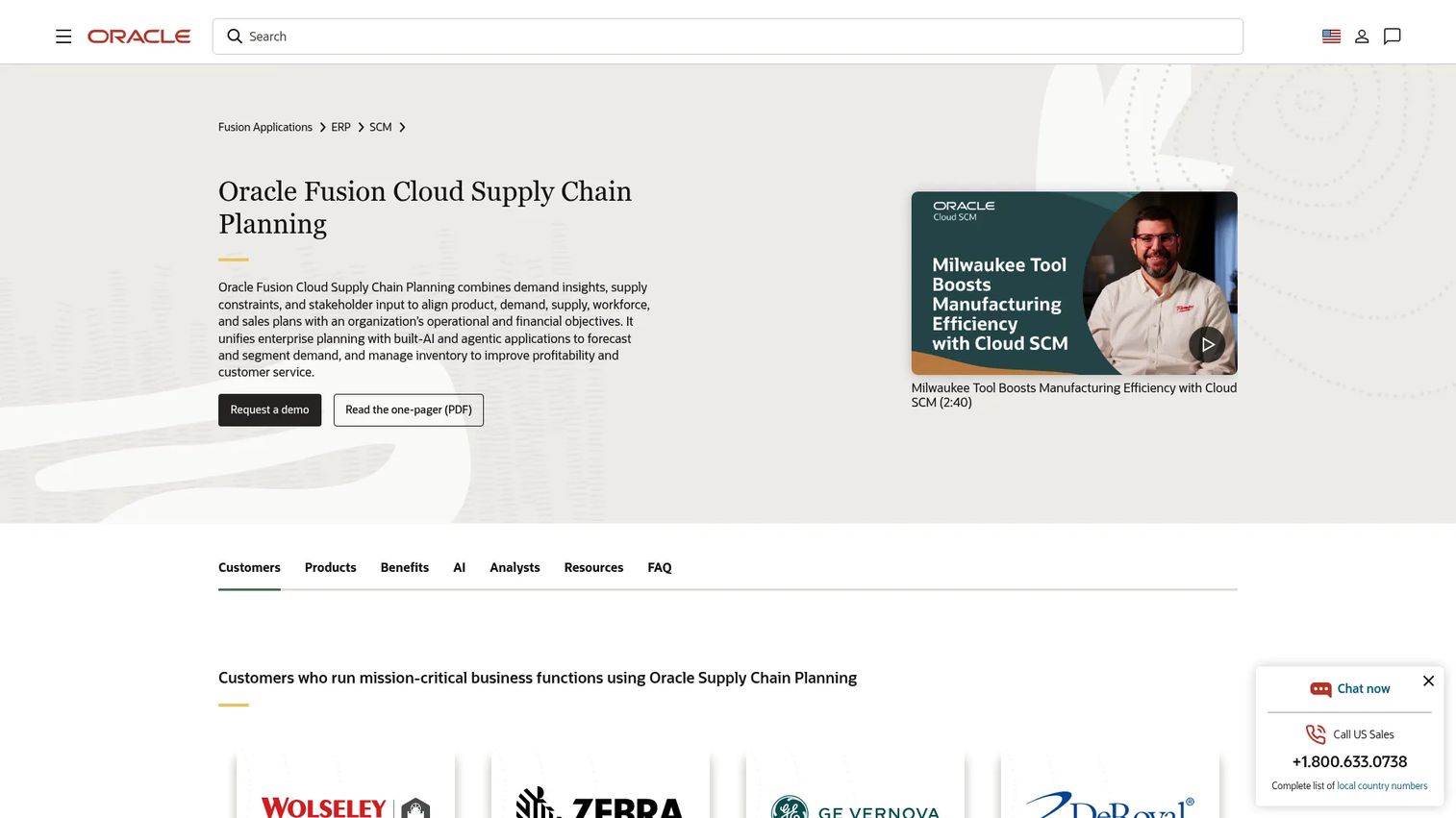 Oracle Fusion Cloud Supply Chain Planning