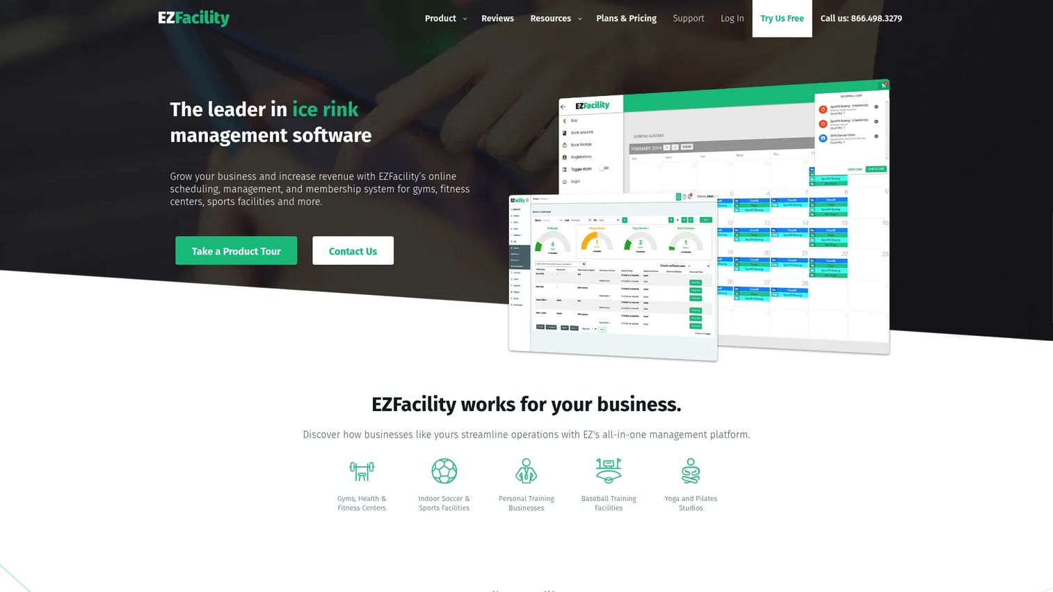 EZFacility all-in-one facility management software