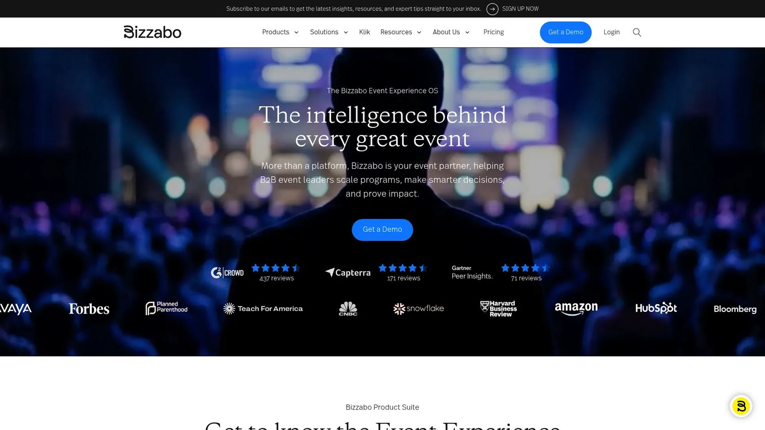 Bizzabo event management platform interface