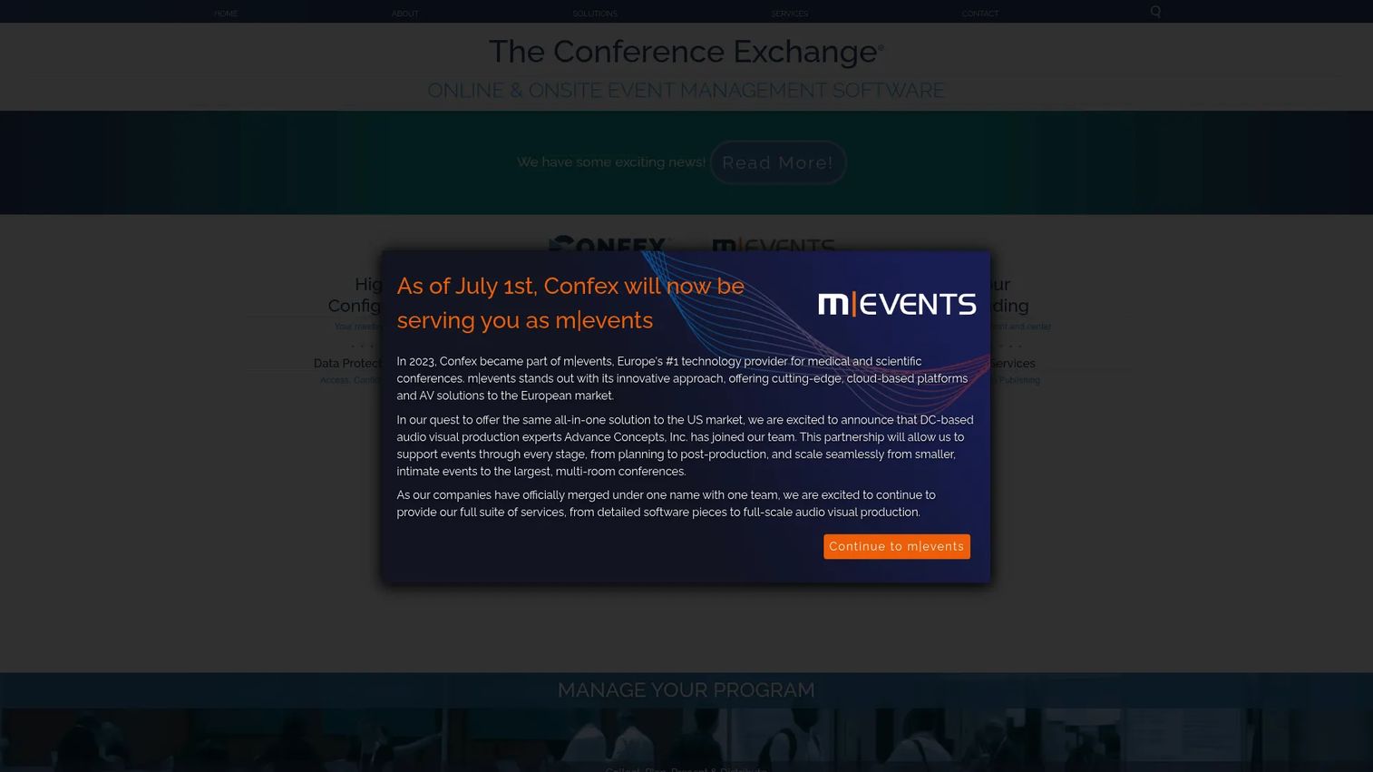 Confex event management software