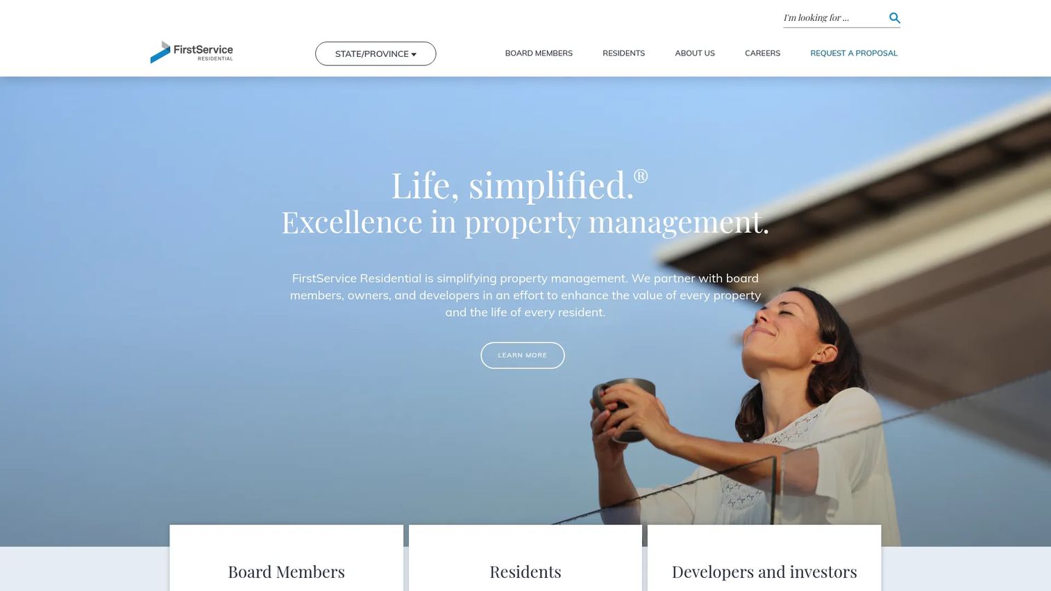 FirstService Residential property management services