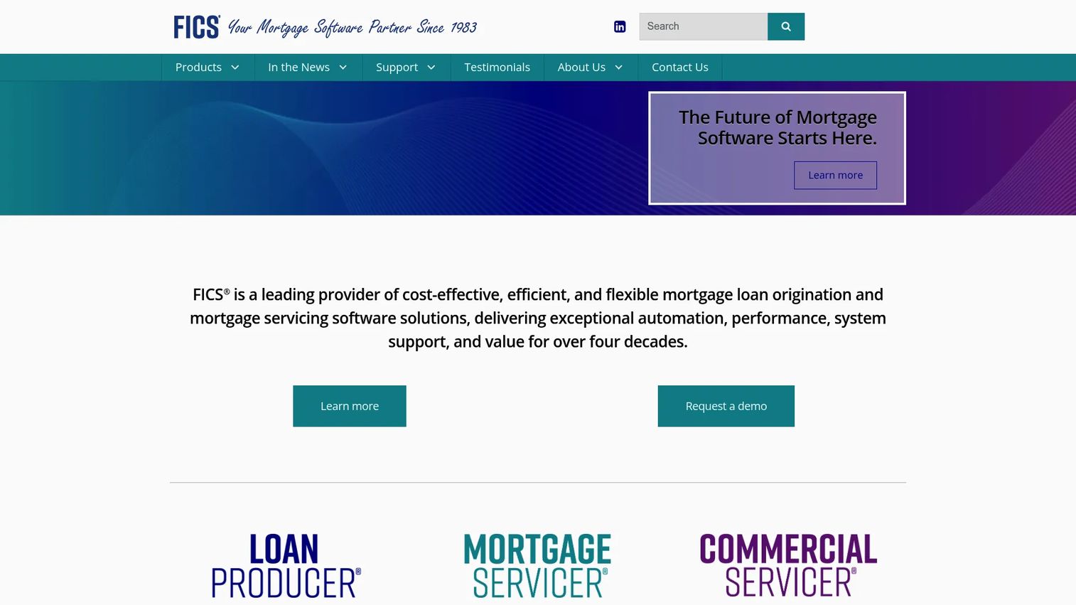 FICS Mortgage Servicer platform