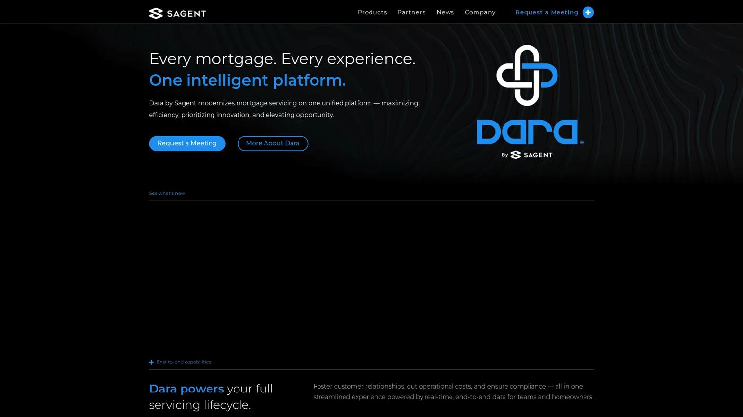 Sagent mortgage servicing platform