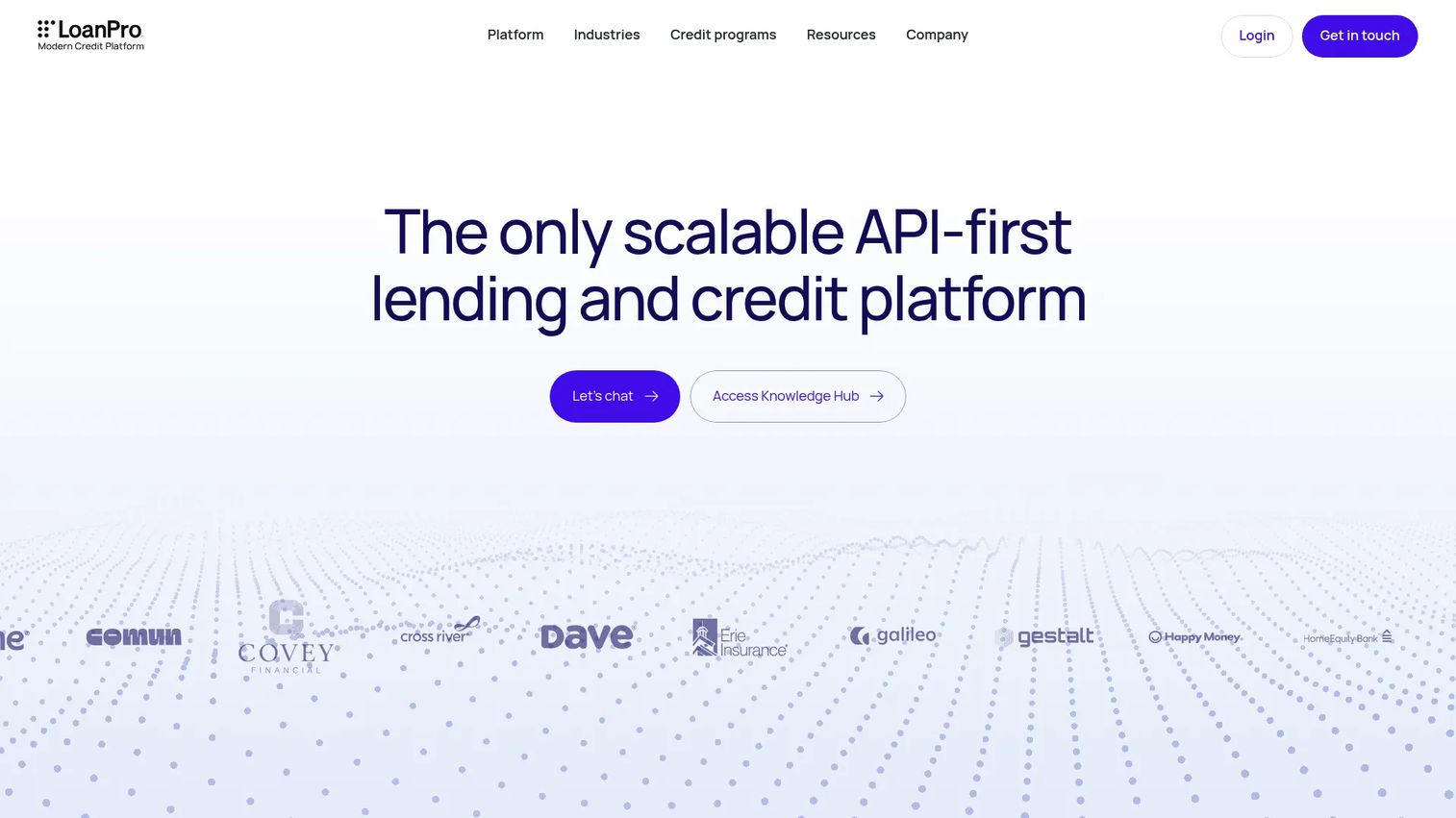 LoanPro lending and servicing platform