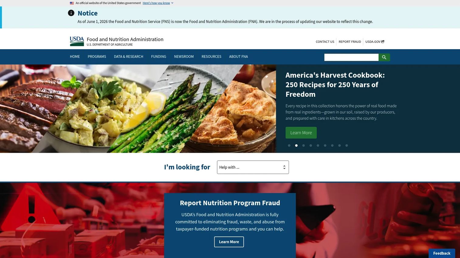 USDA approved nutrient analysis software resource page