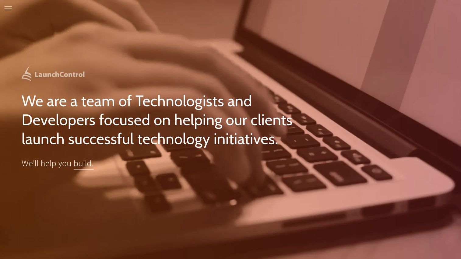 LaunchControl web and mobile development agency site