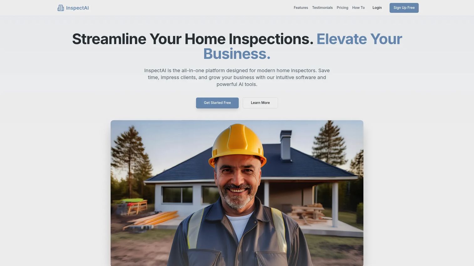 Inspect AI home inspection software with AI reporting
