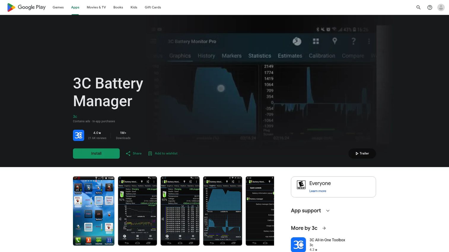 3C Battery Manager on Google Play