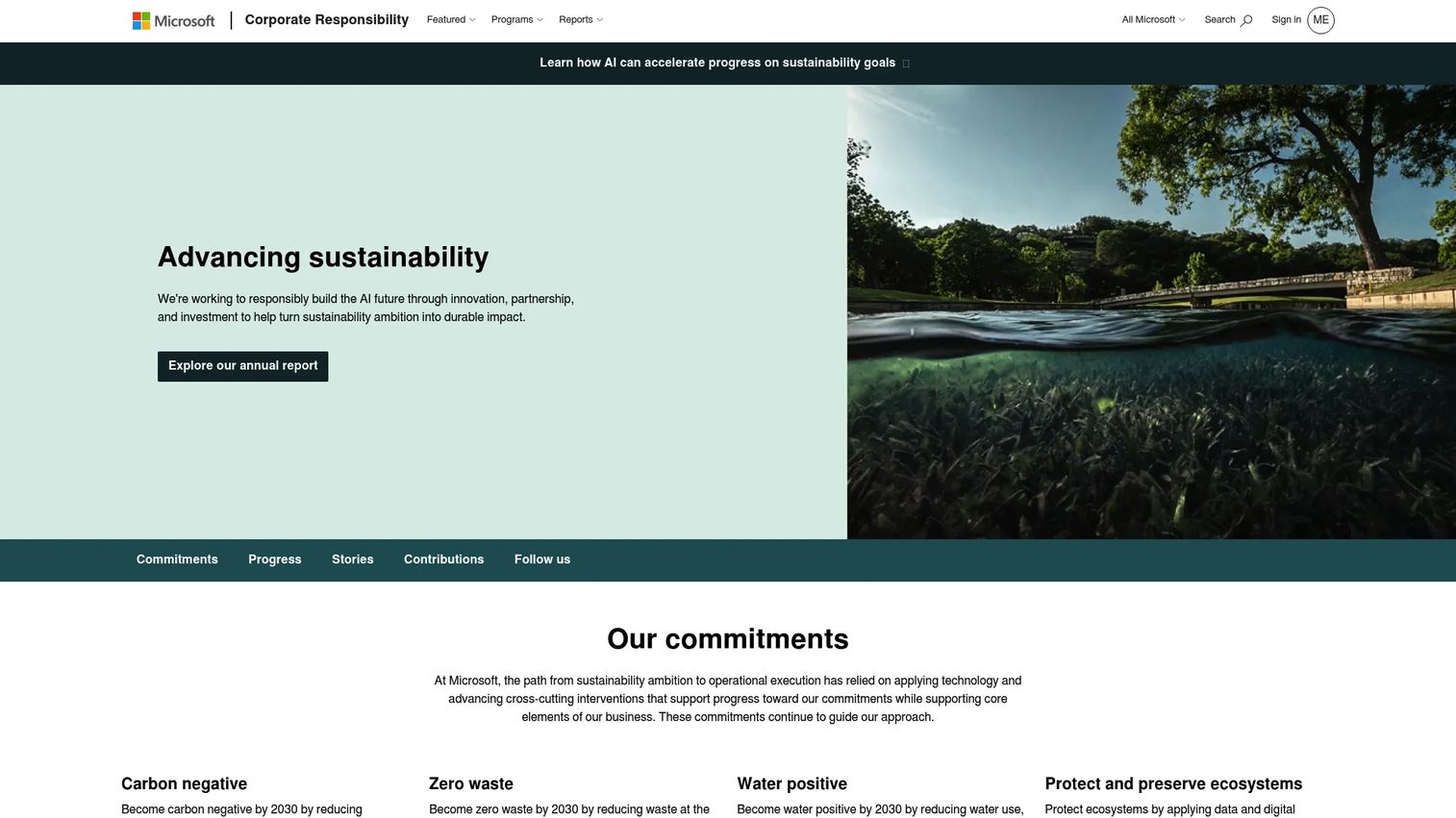 Microsoft Sustainability Cloud and Sustainability Manager homepage