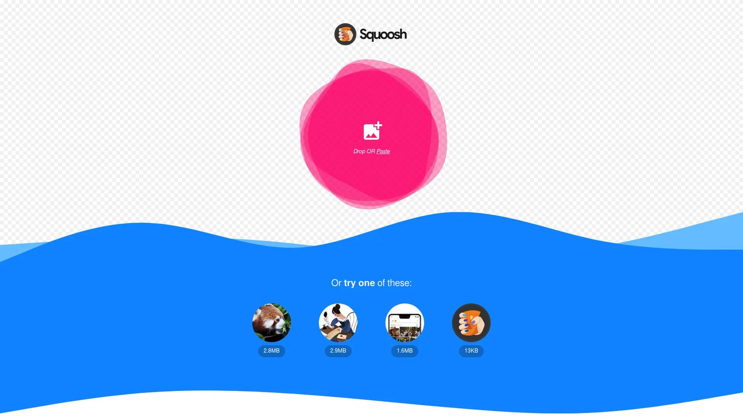 Squoosh browser-based image compressor