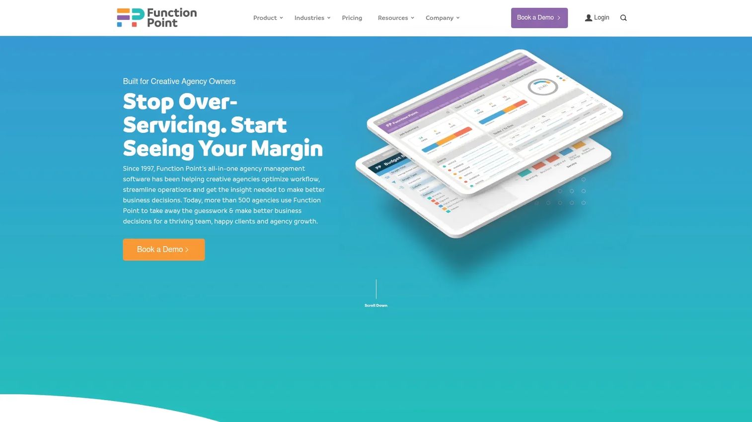 Function Point homepage screenshot