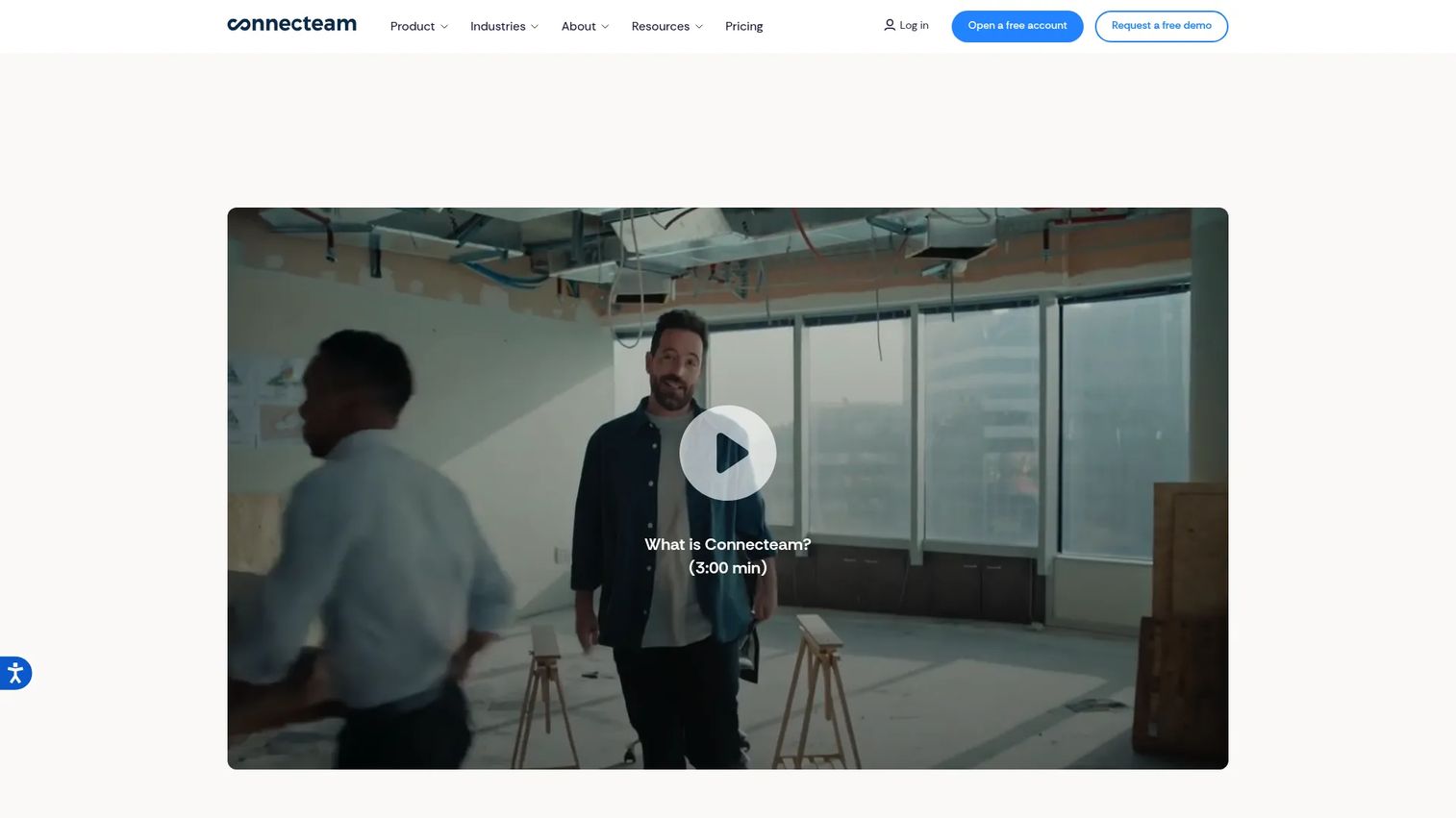 Connecteam homepage screenshot