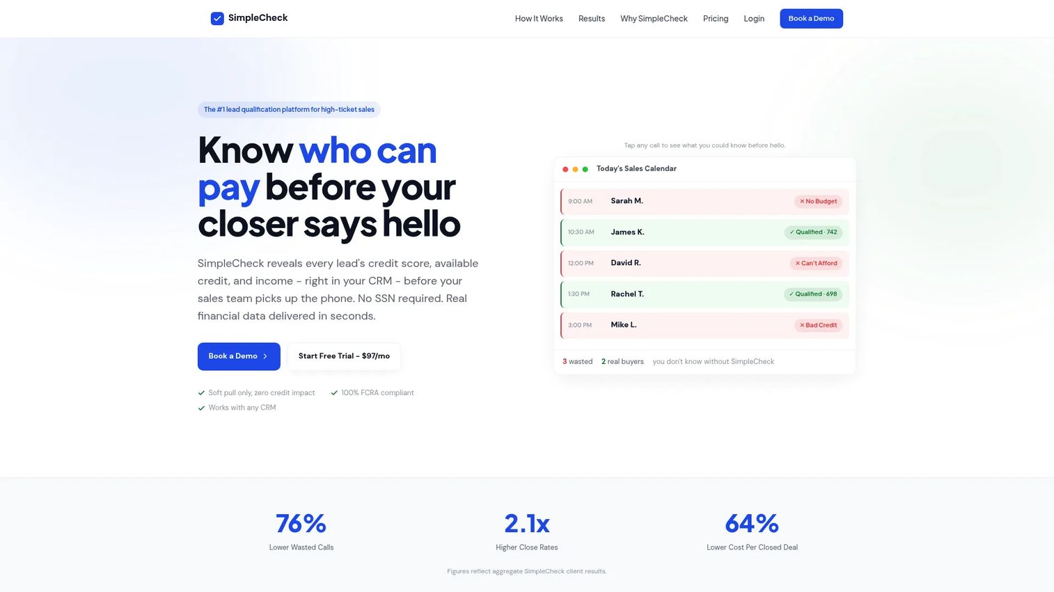 SimpleCheck homepage