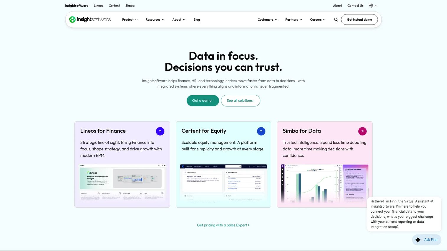 Insightsoftware Longview Transfer Pricing homepage screenshot