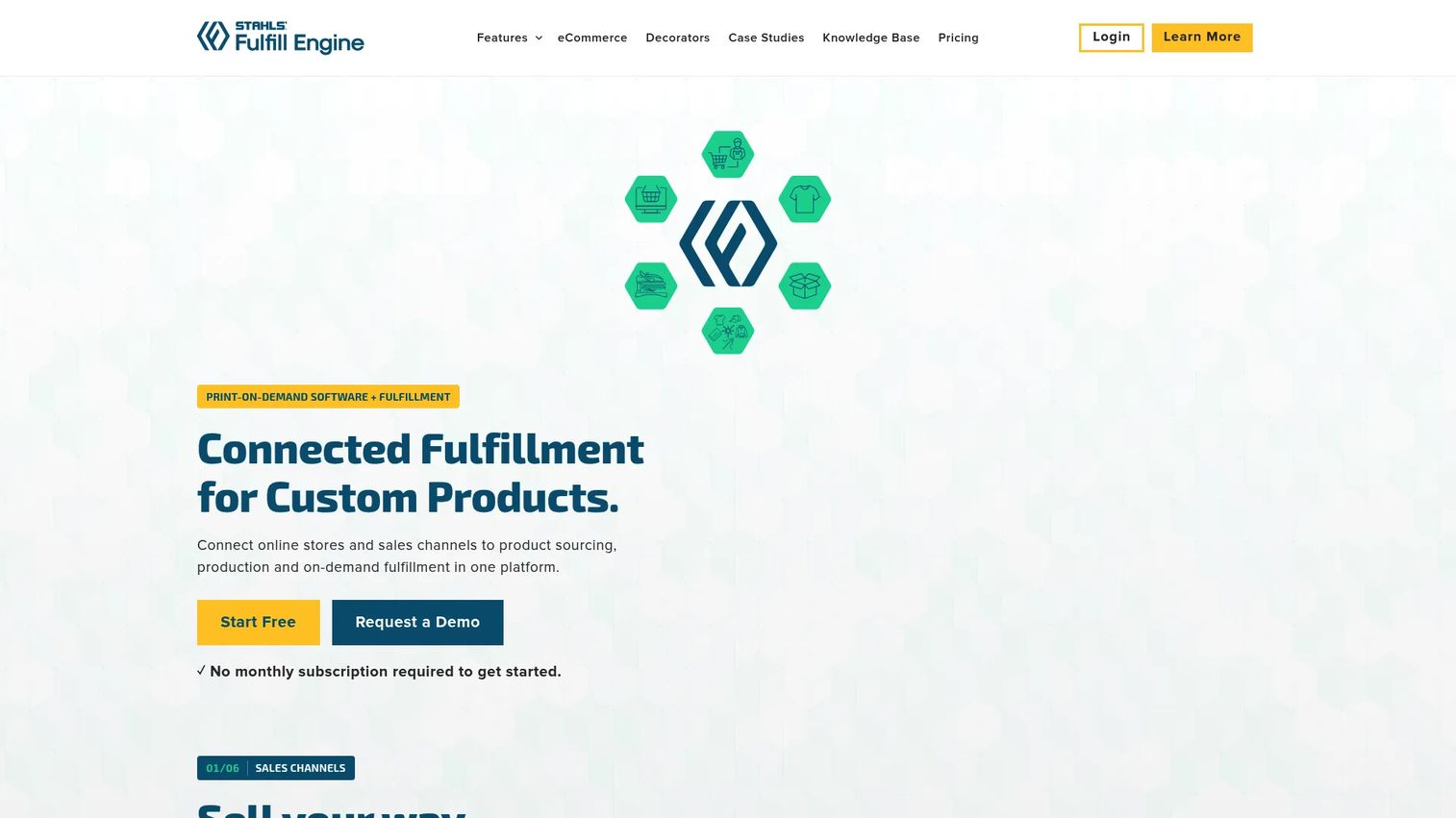 Fulfill Engine print-on-demand production routing and product sourcing dashboard