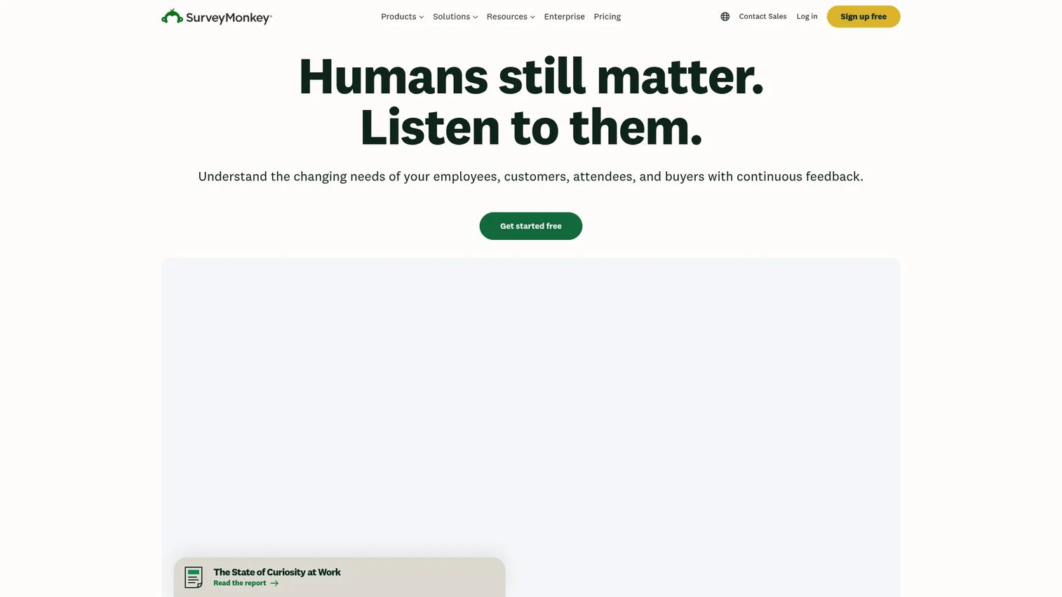 SurveyMonkey survey software for research data collection