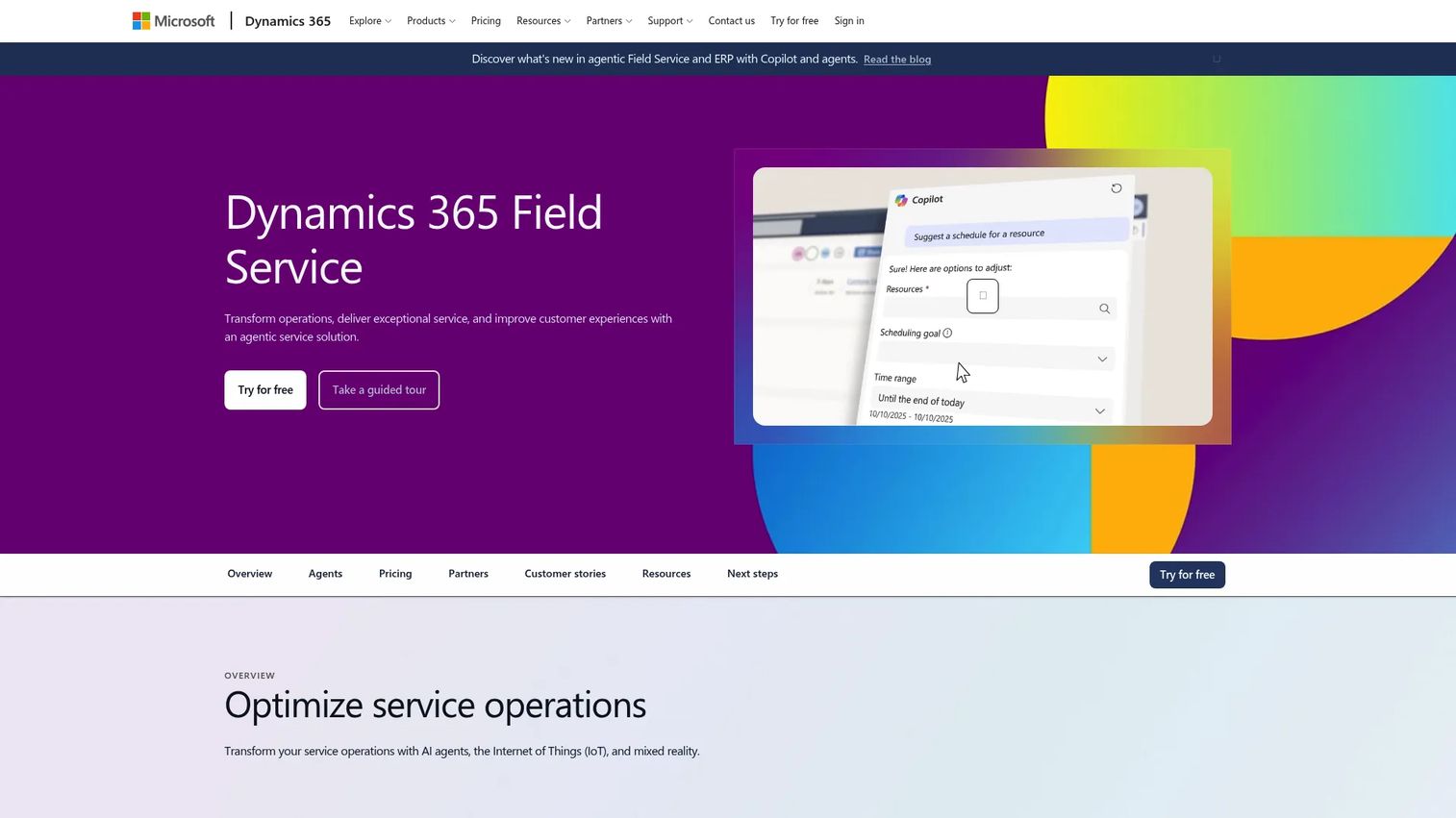 Dynamics 365 Guides homepage screenshot